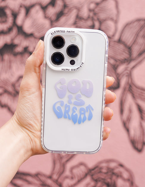 God is Great Phone Case | Christian Phone Cases | Elevated Faith