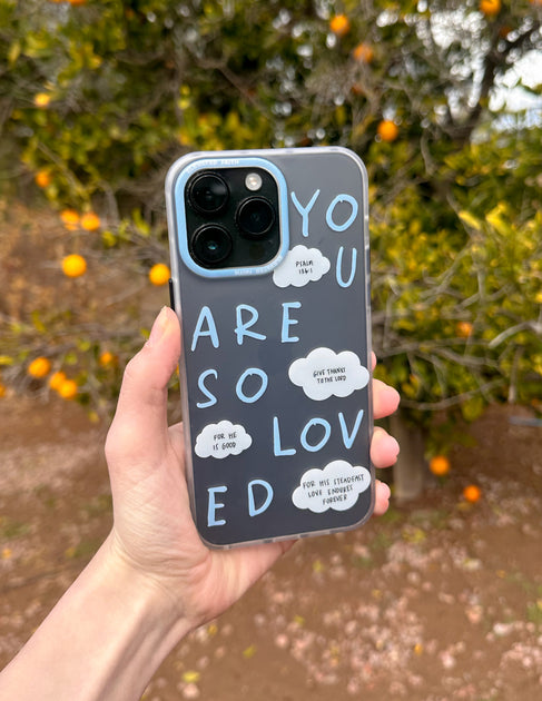 Blue You Are So Loved Frosted Phone Case Elevated Faith