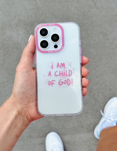 Child of God Pink Phone Case | Christian Phone Cases | Elevated Faith Child of God Pink Phone Case | Christian Phone Cases | Elevated Faith