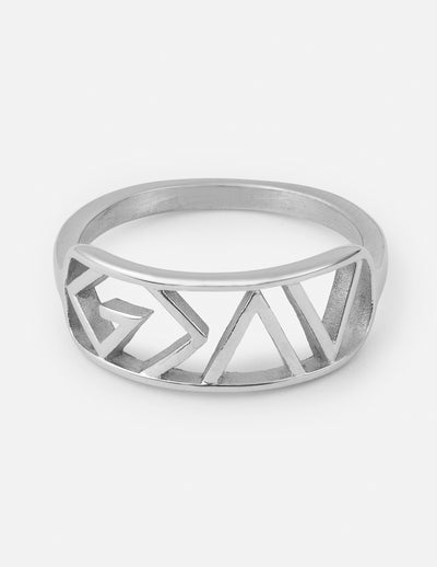 Silver Highs and Lows Statement Ring Christian Jewelry