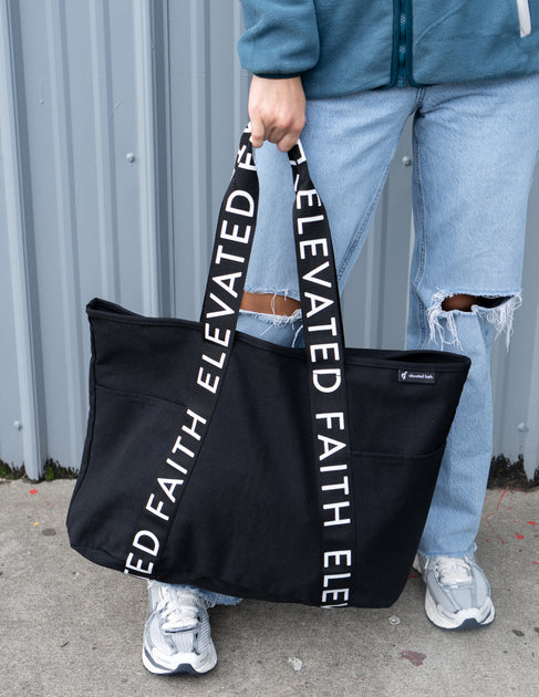 The Large Everyday Black Tote, Christian Accessories