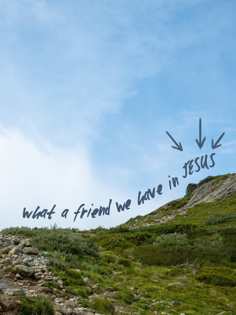 What a Friend In Jesus Denim Jacket
