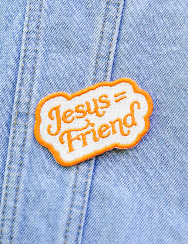 Jesus Equals Friend Christian Patch