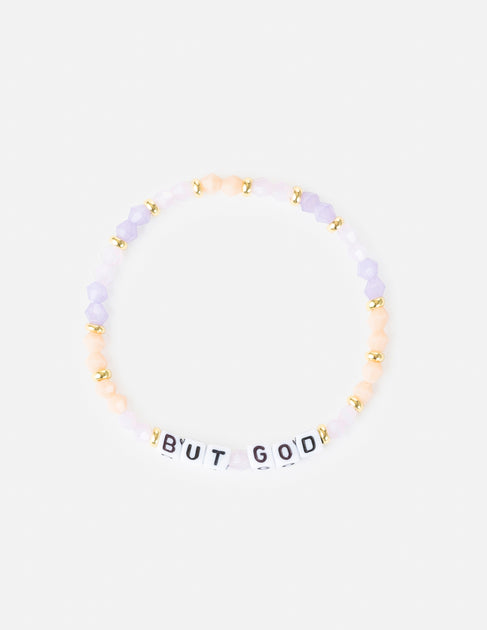 Loved By God Letter Bracelet, Christian Jewelry