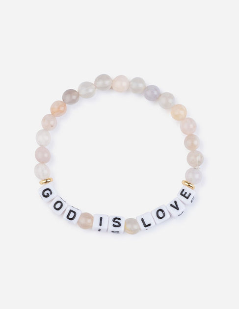 Loved by God Letter Bracelet