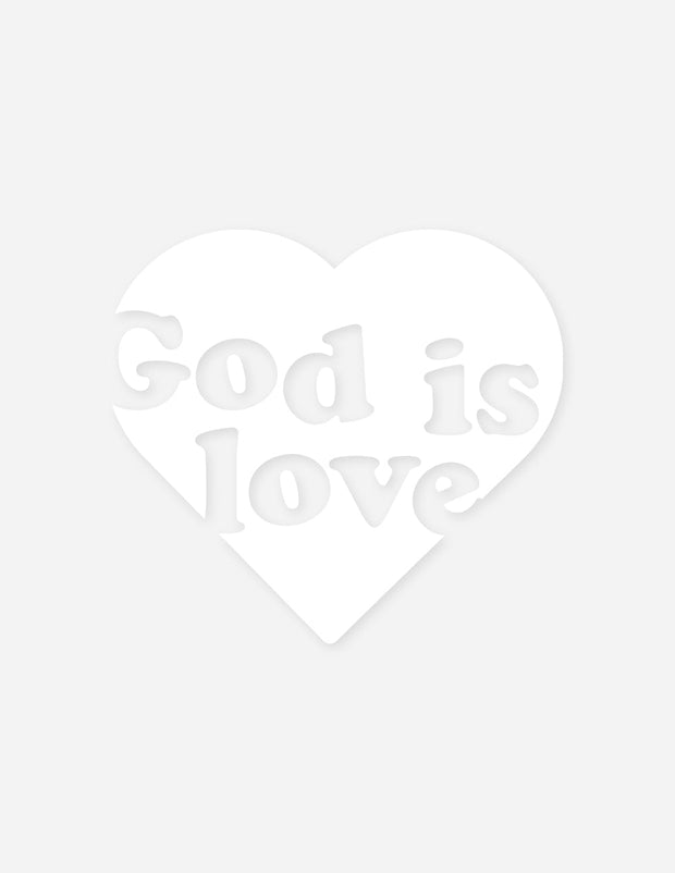 Elevated Faith God is Love Vinyl Decal Christian Vinyl Decal