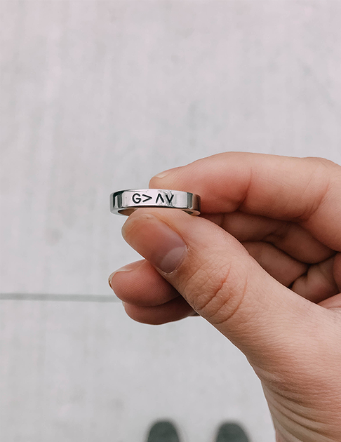 God is greater ring clearance