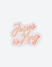 Elevated Faith Jesus Is King Sticker Christian Sticker