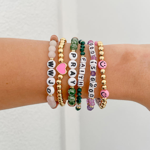 Letter Bracelets | Christian Jewelry | Elevated Faith