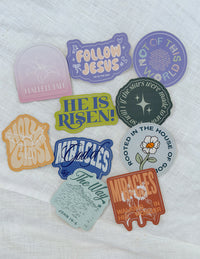 Elevated Faith 10 Random Stickers Christian Sticker