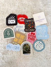 Elevated Faith 10 Random Stickers Christian Sticker