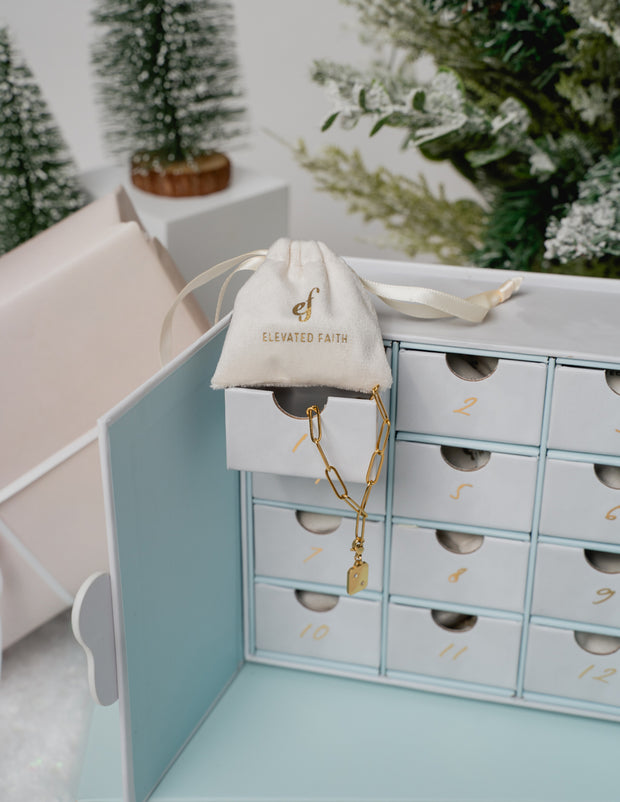 12 Days of EF Jewelry Christmas Holiday Advent Calendar Box