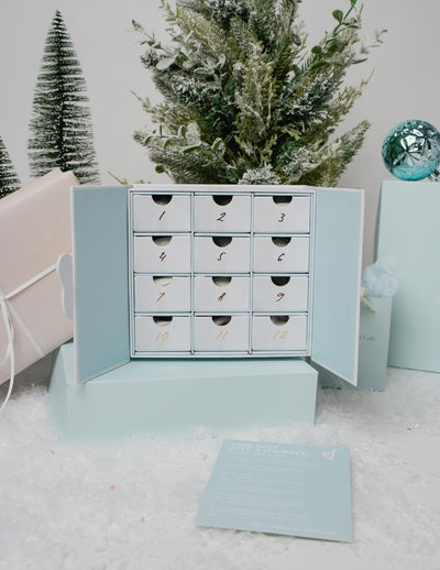 12 Days of EF Jewelry Christmas Holiday Advent Calendar Box