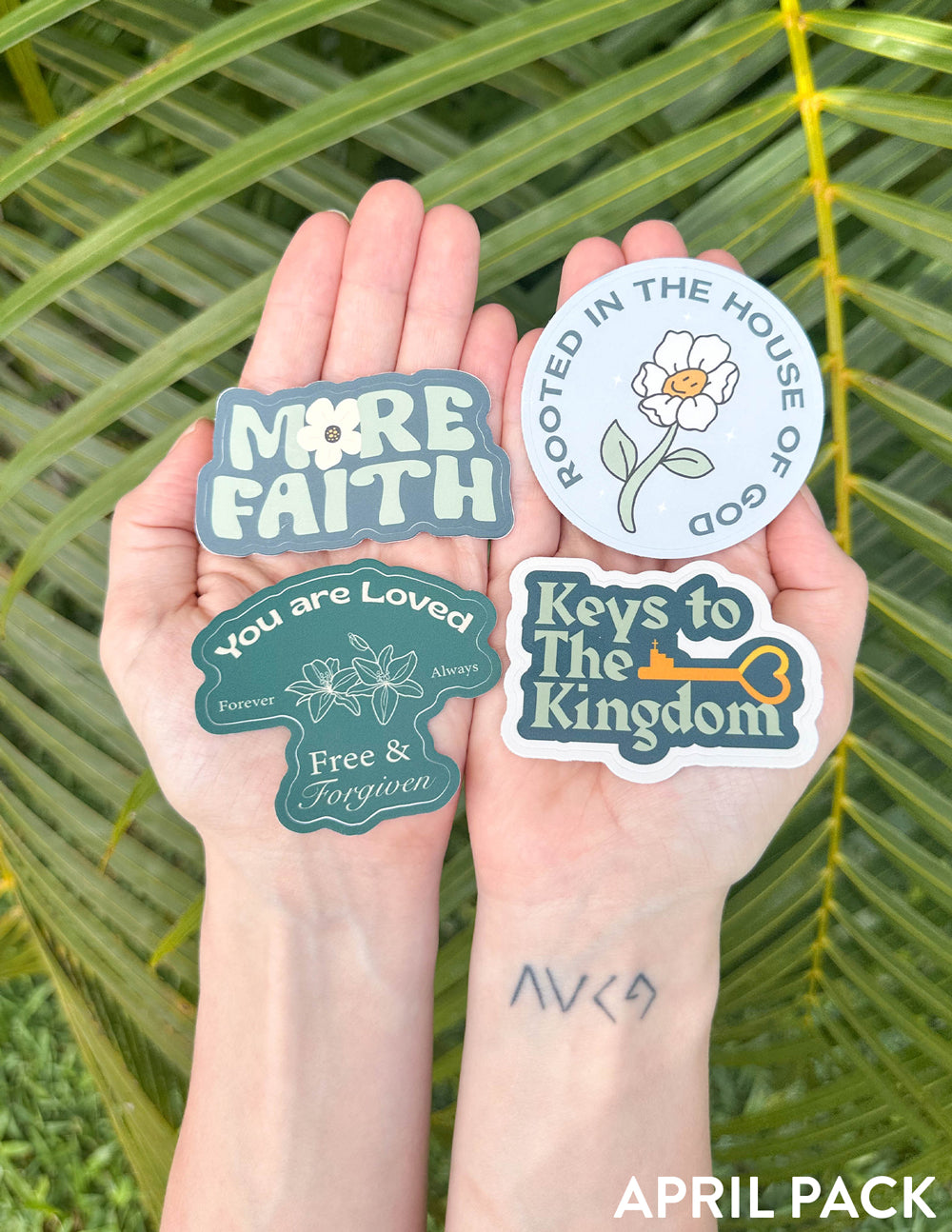 Elevated Faith Sticker Club | 12 Month Subscription | Elevated Faith