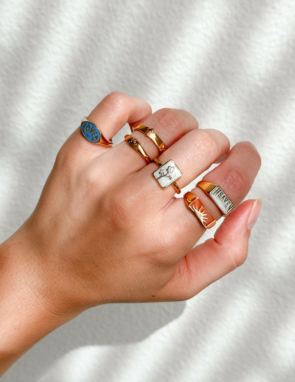 Sunrise Rectangular Signet Ring | Jewelry | Elevated Faith