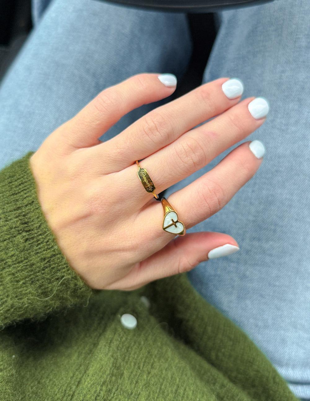 アクセサリー North Cross Horned Heart Ring The North Cross Horned