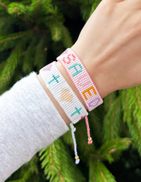 Salvation Micro Bead String Bracelet Christian Jewelry