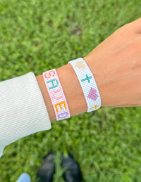 Salvation Micro Bead String Bracelet Christian Jewelry