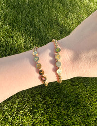 Gold Faith Letter Bracelet Christian Jewelry