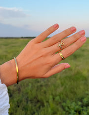 Gemstone Logo Ring Christian Jewelry