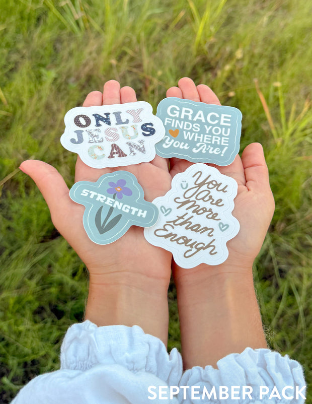 Elevated Faith Sticker Club