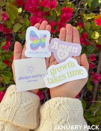 Elevated Faith Sticker Club