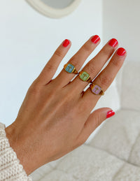 Enamel Cross Rings Christian Jewelry