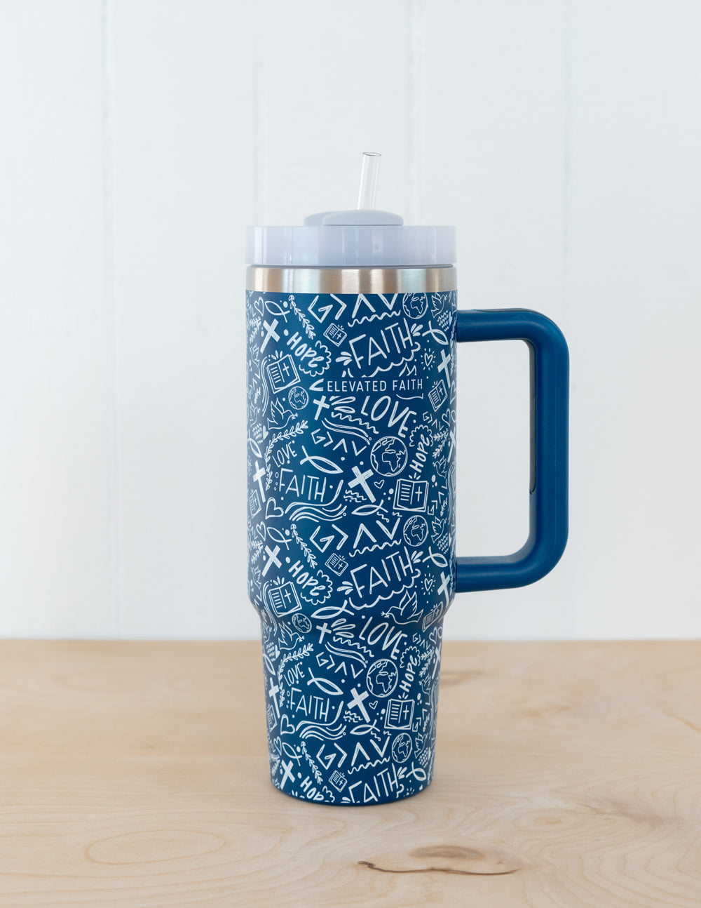 30 OZ FAITH Boho Insulated Cup Cover Sleeve