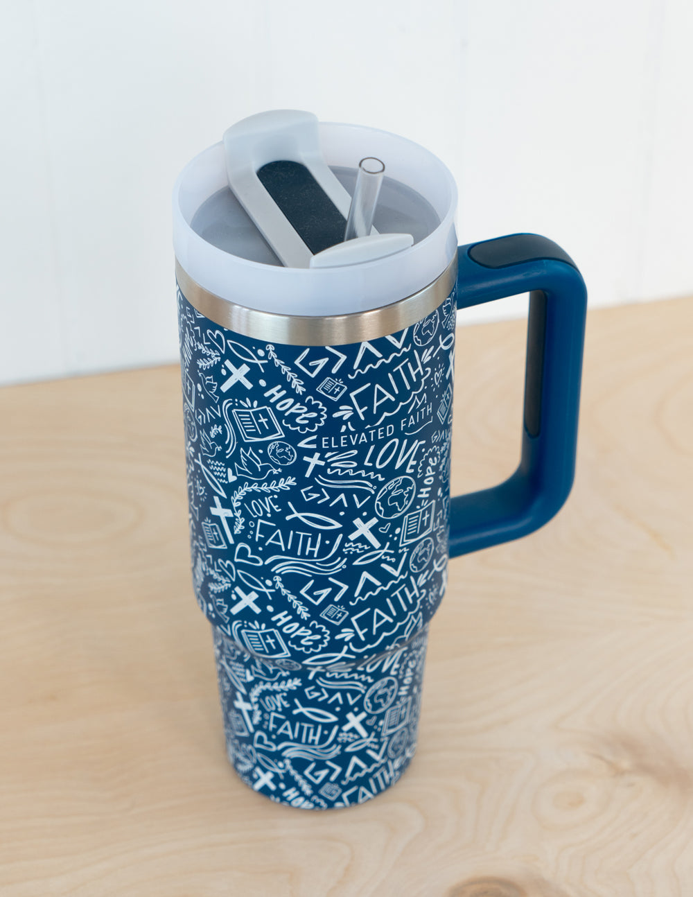 30 OZ FAITH Boho Insulated Cup Cover Sleeve