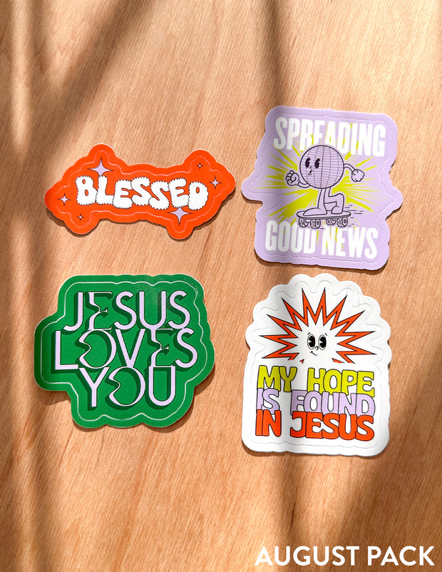 Sticker Club - Monthly Christian Sticker Subscription!