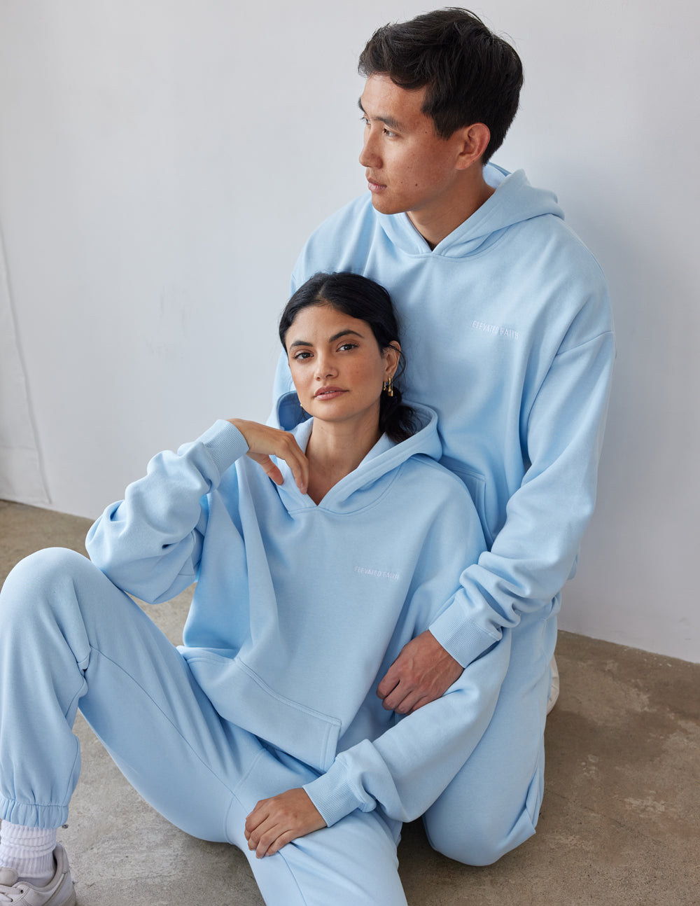 Basics Dream Blue Unisex Hoodie | Christian Sweatshirt | Elevated Faith