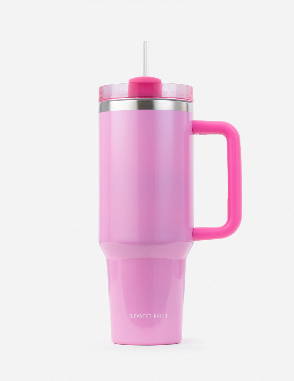 Basics Pink 40 oz Tumbler | Christian Tumblers | Elevated Faith