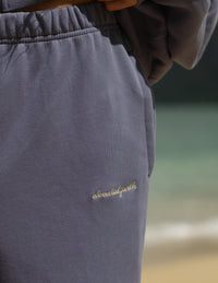 Basics Plum Wide Leg Sweatpant Christian Joggers