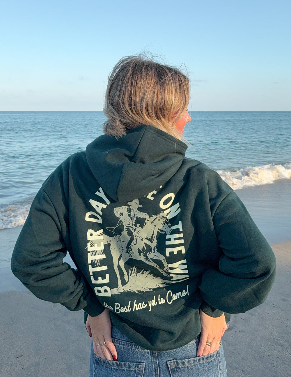 Trekkoord Hoodies voor Vrouwen Trui California Los Angeles Lange Mouw met Zak Lichtgewicht Casual Sweatshirts Hoodies Esthetische Basic Hoodies voor Tiener Dames Tuniek, Zwart, L