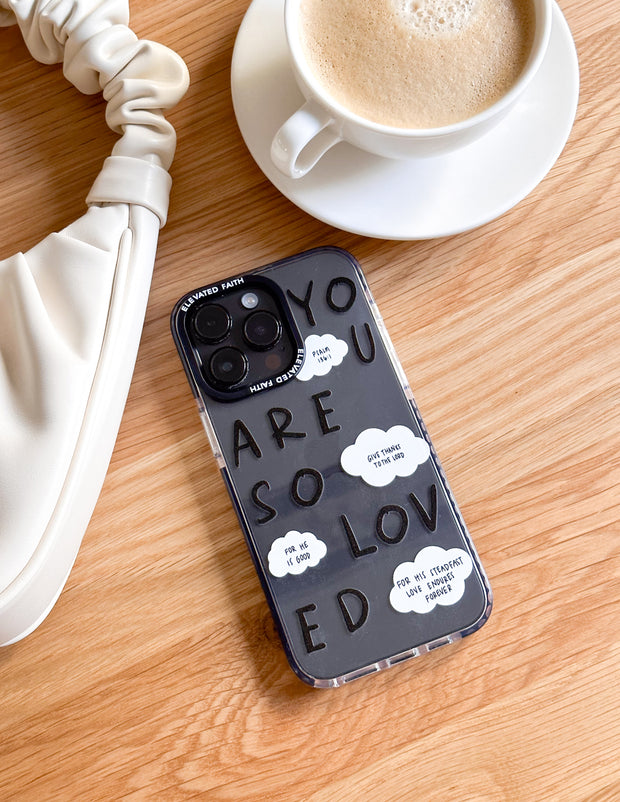 Black You Are So Loved Phone Case Christian Accessories