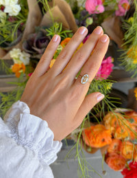 Bloom Again Enamel Ring Christian Jewelry