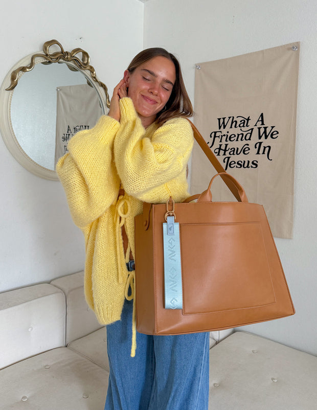 Blue Oversized Highs and Lows Keychain Christian Accessories