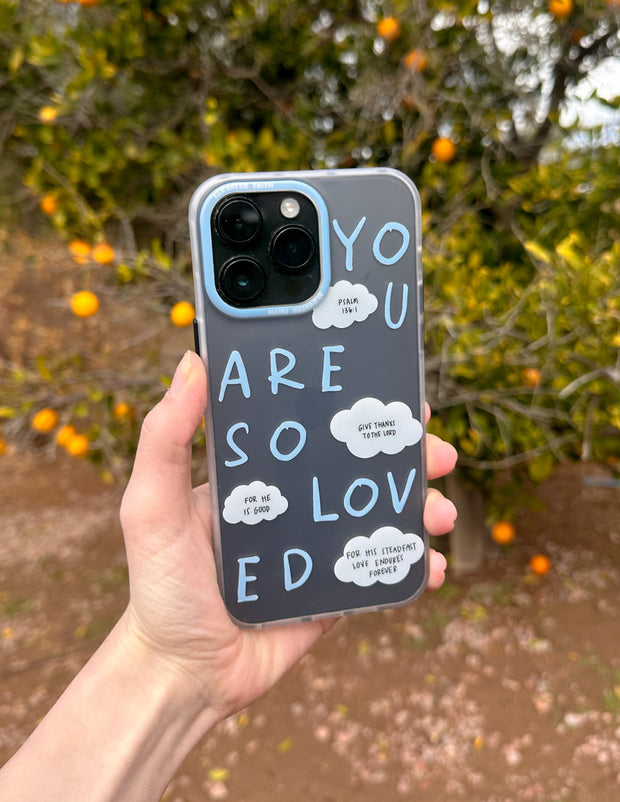 Elevated Faith Blue You Are So Loved Frosted Phone Case iPhone 12 Pro Elevated Faith Blue You Are So Loved Frosted Phone Case iPhone 12 Pro