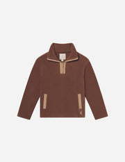 Brown Fleece Kids Pullover Christian Children's Outerwear