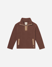 Brown Fleece Kids Pullover Christian Children's Outerwear