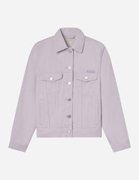 But God Cropped Denim Jacket Christian Outerwear