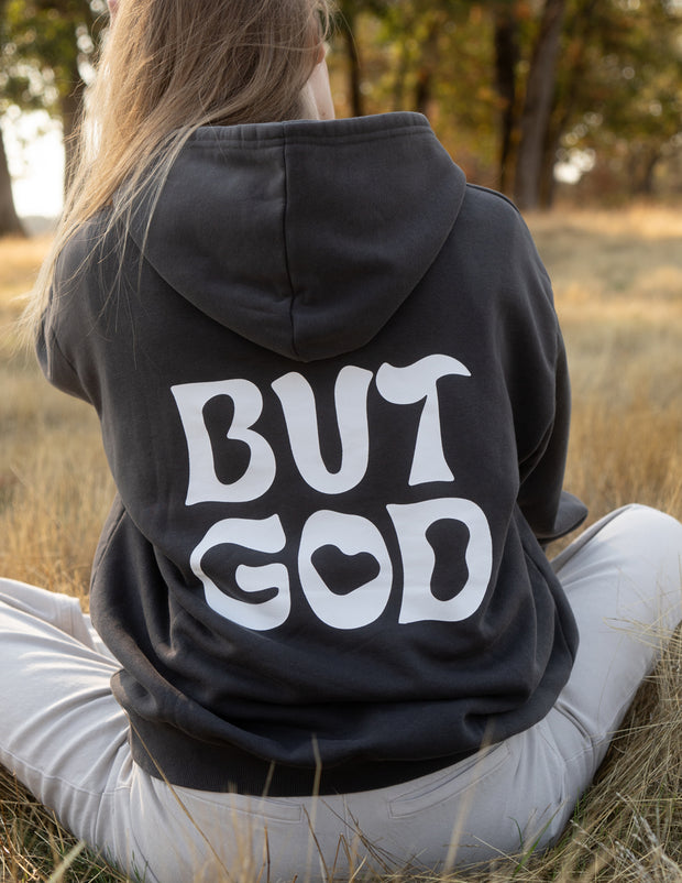 But God Grey Unisex Hoodie Christian Sweatshirt