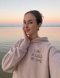 Child of God Brown Unisex Hoodie Christian Sweatshirt