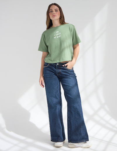 Child of God Cropped Women's Tee Christian T-Shirt