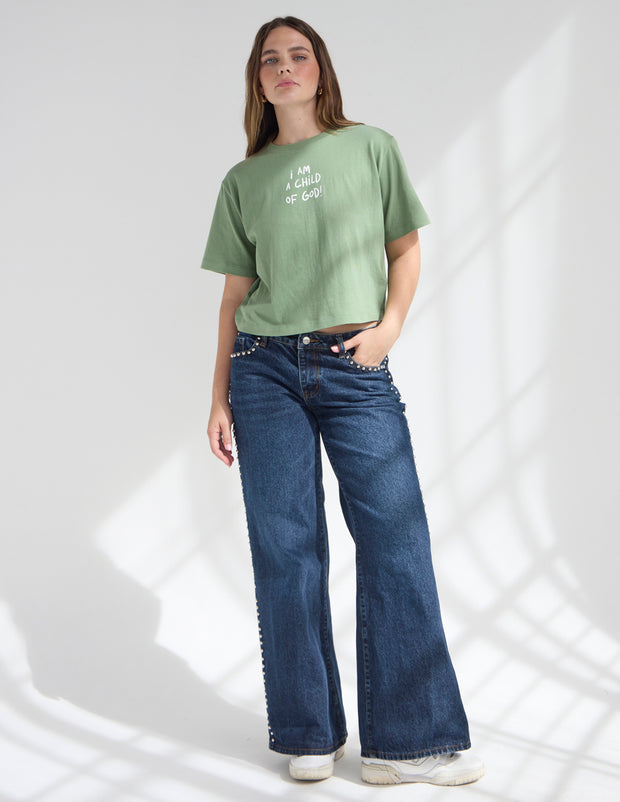 Child of God Cropped Women's Tee Christian T-Shirt