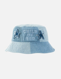 Child of God Denim Kids Bucket Hat Christian Children's Accessories