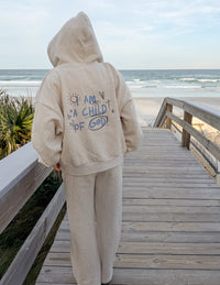 Child of God Eggshell Full-Zip Hoodie Christian Jacket