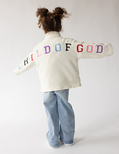 Child of God Fleece Kids Pullover Christian Children's Outerwear