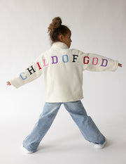 Child of God Fleece Kids Pullover Christian Children's Outerwear