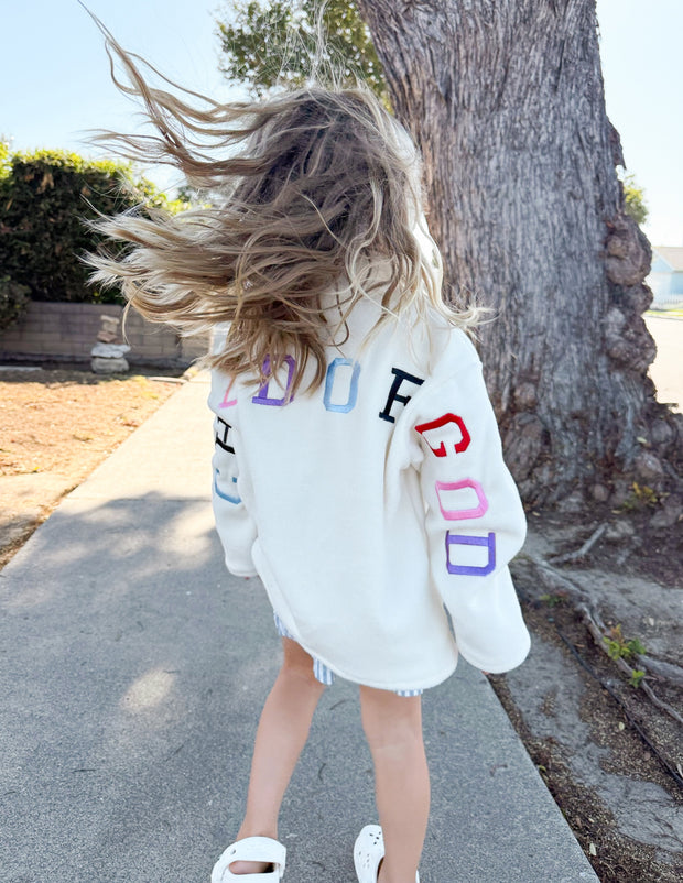 Child of God Fleece Kids Pullover Christian Children's Outerwear